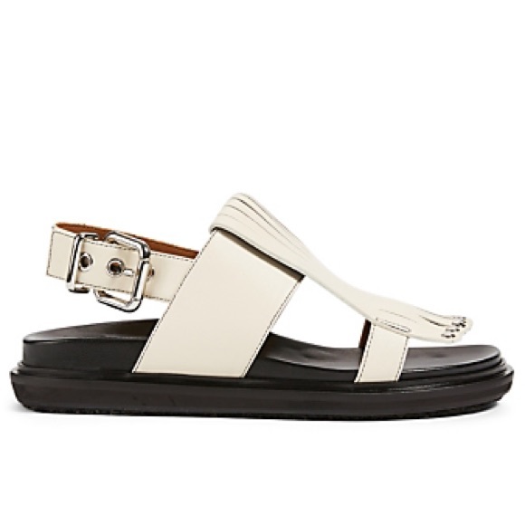 MARNI Slingback Fringe Sandals - Picture 2 of 7